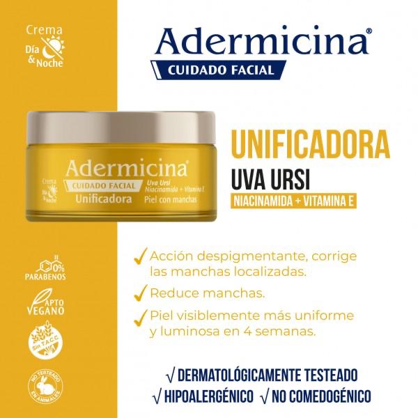 Crema facial adermicina unificadora