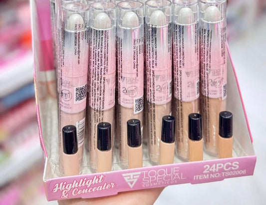 Corrector de ojeras 2en1