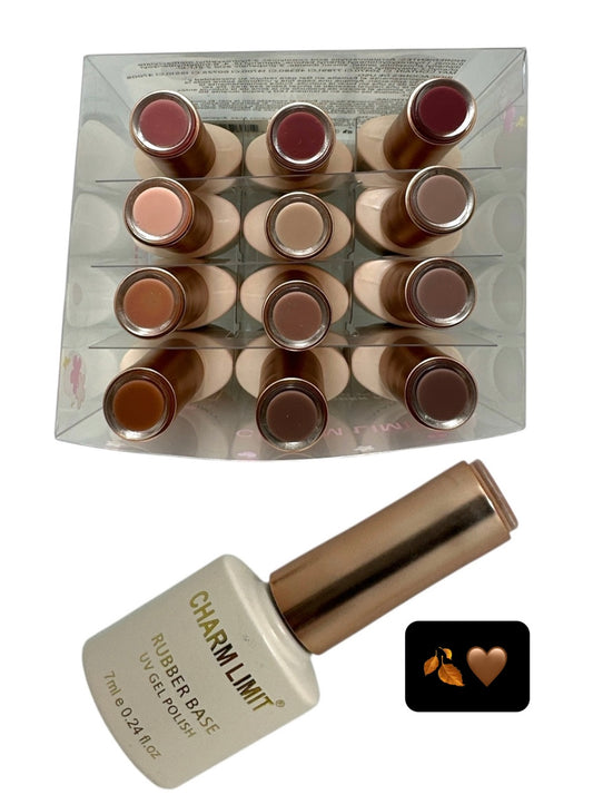 Base Rubber CharmLimit tonos chocolate
