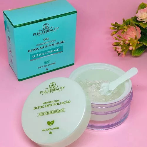 Gel facial té verde y pepino